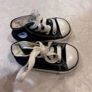 Converse Infant Black High-Top Sneakers